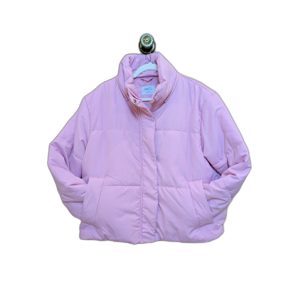Rue21 Puffer Coat in Pink Size XL